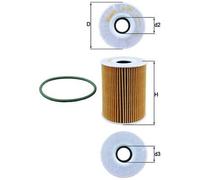 Oil Filter fits PORSCHE MACAN 95B 3.6 14 to 18 MCT.LA Mahle 0PB115403 0PB115466