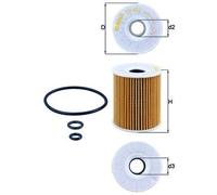 Oil Filter fits SKODA FABIA 542, 545 1.2D 10 to 14 CFWA Mahle 03P115562 Quality