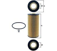 Oil Filter fits SSANGYONG REXTON GAB 2.9D 02 to 06 OM662.925 Mahle 6061800009ME