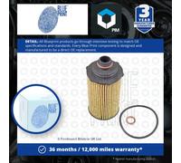 Genuine Blue Print Oil Filter Insert - ADG02161