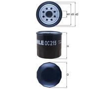 Oil Filter fits SUZUKI JIMNY 1.5 2018 on K15B Mahle 1651061AV1 1651061AR0 New