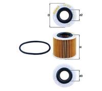 Oil Filter fits TOYOTA C-HR ZYX10 1.8 16 to 17 2ZR-FXE Mahle 0415237010 Quality