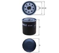 Oil Filter OC534 Peugeot 108 Citroen C1 Toyota Yaris Corolla Suzuki Swift
