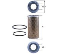 Oil Filter fits TRIUMPH TR4 2.0 61 to 65 HC0H Mahle 02H4340 03H1287 03H1288 New