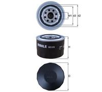 Oil Filter fits UAZ PATRIOT 2.3D 2006 on F1AE0481A Mahle Top Quality Guaranteed
