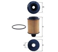 Oil Filter fits VAUXHALL COMBO D 1.6D 2.0D 2011 on Mahle Top Quality Guaranteed