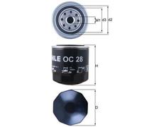 MAHLE ORIGINAL OC 28 Oil filter