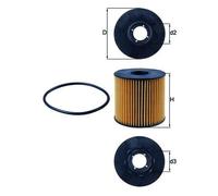 MAHLE ORIGINAL OX 210D Oil filter