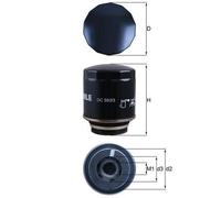 Oil Filter fits VW BEETLE 5C 1.2 1.4 11 to 19 Mahle 03C115561D 03C115561E New
