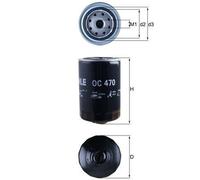 MAHLE ORIGINAL OC 470 Oil filter