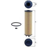 Oil Filter fits VW TIGUAN 2.0D 2016 on Mahle 05L115466A 05L115562A VOLKSWAGEN