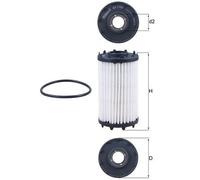 Oil Filter fits VW TOUAREG CR7 3.0 2018 on DCBE Mahle 06M115561E 06M115561H New