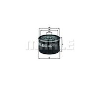 OIL FILTER FOR AIXAM A.751 CROSSLINE SCOUTY CONVERTIBLE MAHLE OC 467