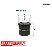 OIL FILTER FOR AIXAM DACIA NISSAN FILTRON OP 642/2