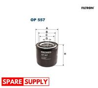 OIL FILTER FOR AIXAM HYUNDAI ISUZU FILTRON OP 557