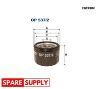 OIL FILTER FOR ALFA ROMEO 147 156 156 SPORTWAGON 166 GT FILTRON OP 537/2