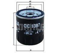 OIL FILTER FOR ALFA ROMEO CITROËN FIAT MAHLE OC 1397