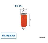 Oil Filter for ALFA ROMEO GAZ FILTRON OM 614
