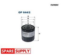 OIL FILTER FOR ALFA ROMEO GIULIA STELVIO FILTRON OP 644/2