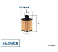 Oil Filter for ALFA ROMEO MITO FILTRON OE 682/6