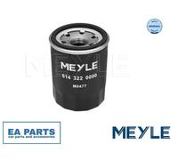 Oil Filter for ALFA ROMEO MITO MEYLE 614 322 0000