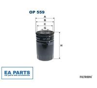 Oil Filter for ALPINA BERTONE BMW FILTRON OP 559