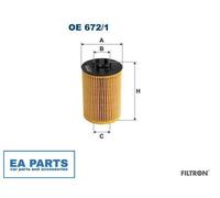 Oil Filter for ALPINA BMW MORGAN FILTRON OE 672/1