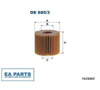 Oil Filter for ASTON MARTIN DAIHATSU SUBARU FILTRON OE 685/3