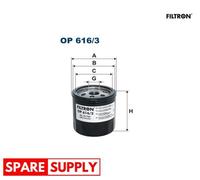 OIL FILTER FOR AUDI A1 A1 ALLSTREET A3 A3 ALLSTREET FILTRON OP 616/3 NEW