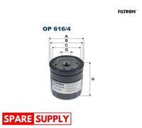 OIL FILTER FOR AUDI A1 A1 SPORTBACK FILTRON OP 616/4 NEW