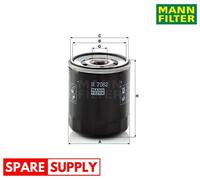 OIL FILTER FOR AUDI A1 A1 SPORTBACK MANN-FILTER W 7062