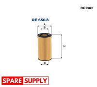 OIL FILTER FOR AUDI A4 ALLROAD B9 A4 B9 A4 B9 AVANT A5 FILTRON OE 650/8