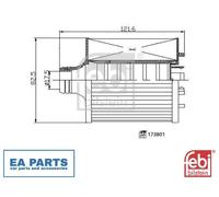 Oil Filter for AUDI A8 D5 Q7 Q7 Van Q8 FEBI BILSTEIN 173801