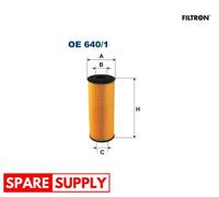 OIL FILTER FOR AUDI FORD FILTRON OE 640/1