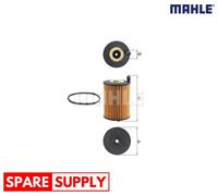 OIL FILTER FOR AUDI MAHLE OX 1266D