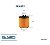 Oil Filter for AUDI SEAT SKODA FILTRON OE 650/2