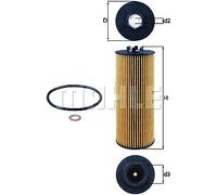 OIL FILTER FOR AUDI SKODA VW MAHLE OX 164D