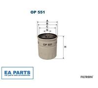 Oil Filter for AUSTIN BEDFORD FORD FILTRON OP 551