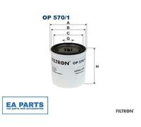 Oil Filter for BEDFORD CHEVROLET DAEWOO, GM KOREA FILTRON OP 570/1