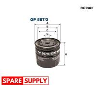 OIL FILTER FOR BEDFORD LDV NISSAN FILTRON OP 567/3