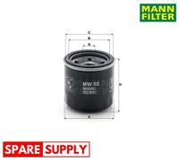 OIL FILTER FOR BIMOTA CAGIVA KAWASAKI MANN-FILTER MW 65