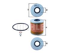 OIL FILTER FOR BMW E30 E36 E34 MAHLE OX 91D