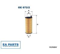 Oil Filter for BMW E81 E87 E88 E82 FILTRON OE 672/2