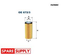 OIL FILTER FOR BMW E90 E93 E92 E91 F10 F07 F11 F01 E70 E71 FILTRON OE 672/3