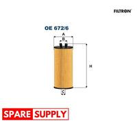 OIL FILTER FOR BMW F45 U06 F46 I12 FILTRON OE 672/6