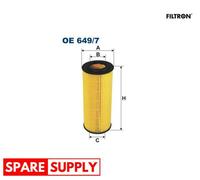 OIL FILTER FOR BMW FILTRON OE 649/7