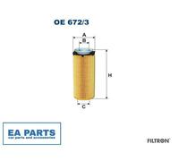 Oil Filter for BMW FILTRON OE 672/3