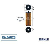 Oil Filter for BMW MAHLE OX 361/4D