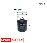 OIL FILTER FOR CHERY TIGGO 4, TIGGO 4 PRO, TIGGO 4 PRO TIGGO 7 FILTRON OP 618