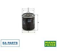 Oil Filter for CHEVROLET AVEO / GENTRA Saloon MANN-FILTER W 6021